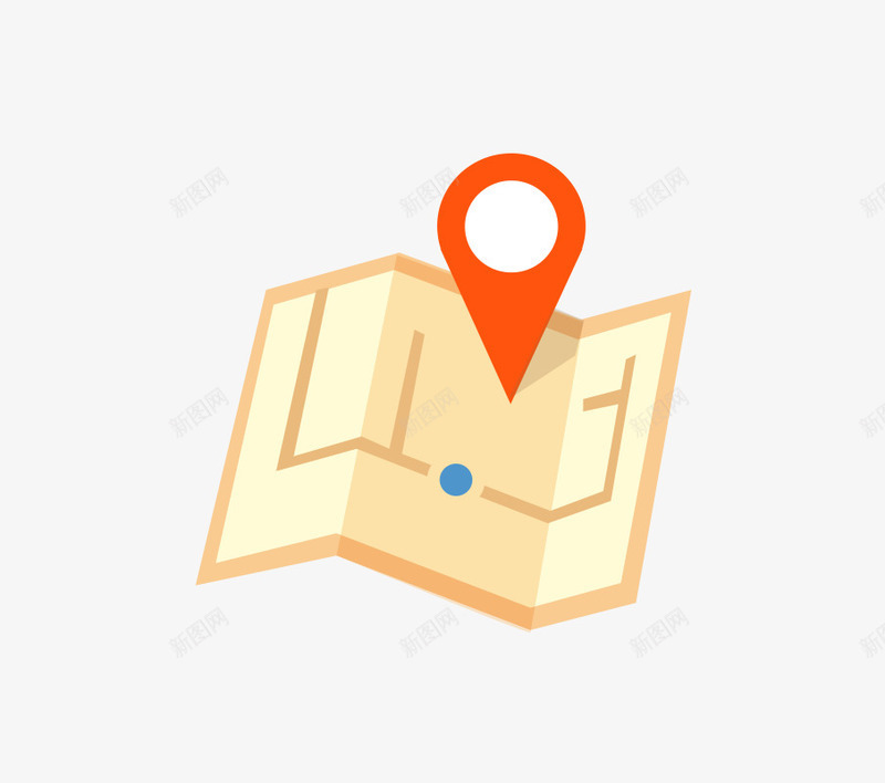 地图图标png_新图网 https://ixintu.com 位置 地图 地址 地方 定位