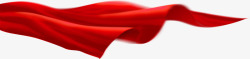 红色绸带活动海报元素素材