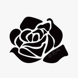 玫瑰纹身创意手绘花卉高清图片