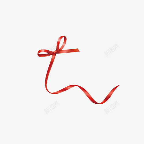 红色彩带丝带彩带png免抠素材_新图网 https://ixintu.com 丝带 彩带 红色
