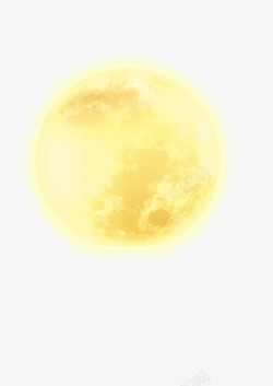 月光矢量背景圆圆的金色月亮手绘图高清图片