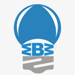 lamp蓝色logo矢量图图标高清图片