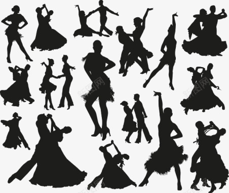 跳踢踏舞的演员简易黑白装饰画图标图标