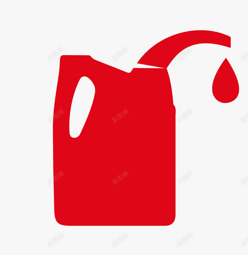 加油油桶png免抠素材_新图网 https://ixintu.com 一个 加油 加油图 卡通 手绘 油桶 符号 简图 红色