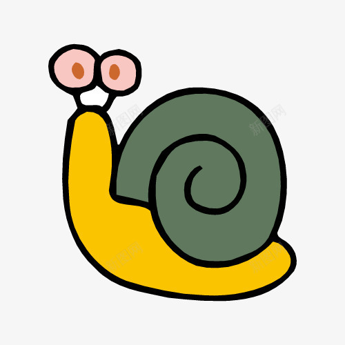 爬行的蜗牛png免抠素材_新图网 https://ixintu.com 昆虫 爬行 缓慢 耐心 蜗牛 蜗牛的房子 软体动物 重重的壳
