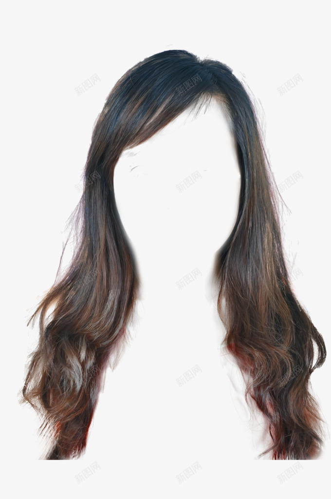 头发模板装饰png免抠素材_新图网 https://ixintu.com 头发 模板 装饰