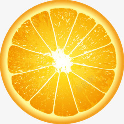 橙子横切面一片橙子切片横切面大图高清图片