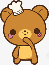 卡通小熊png免抠素材_新图网 https://ixintu.com 卡通 厨师 小熊 黄色