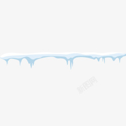 冰雪装饰冰雪矢量图高清图片