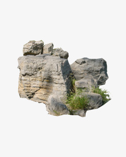假山公园不规则的石头高清图片