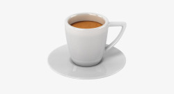 白色搅拌咖啡浓缩咖啡素材