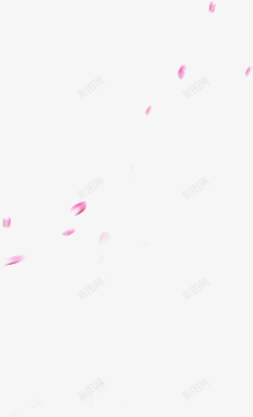 粉色叶子飘零背景png免抠素材_新图网 https://ixintu.com 叶子 粉色 背景 飘零