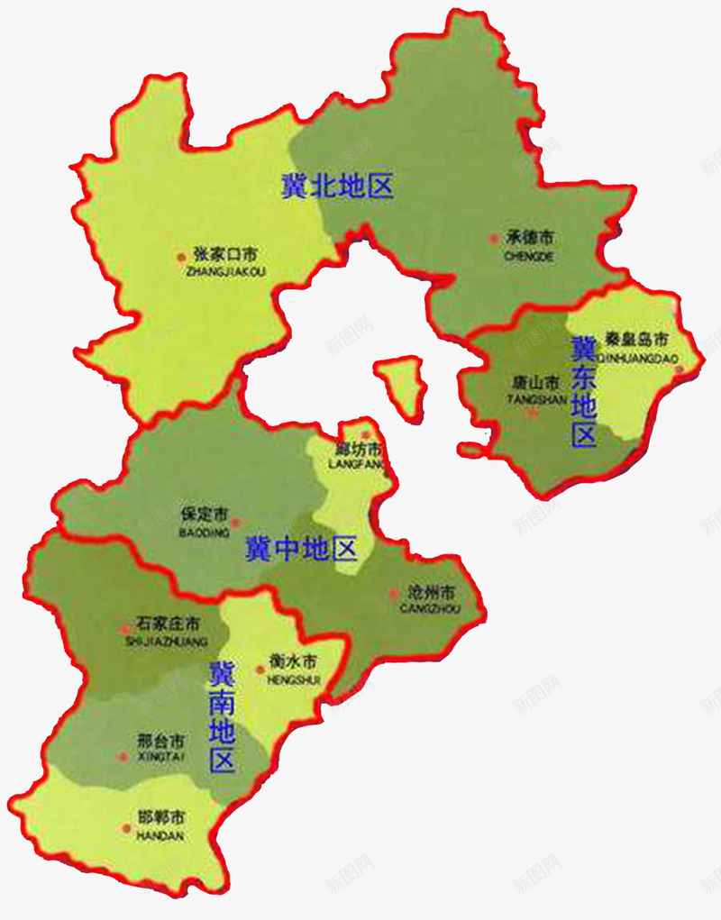 橄榄绿河北地图划区png免抠素材_新图网 https://ixintu.com 区域划分 地图 橄榄绿 河北 河北地图