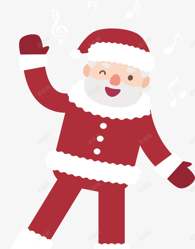唱歌的圣诞老人矢量图ai免抠素材_新图网 https://ixintu.com merryChristma merryChristmas 唱歌 圣诞歌 圣诞老人 圣诞节 矢量png 矢量图