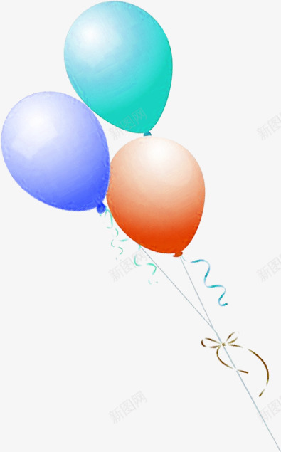 气球蓝色粉红色气球六一儿童节主题png免抠素材_新图网 https://ixintu.com 主题 六一儿童节 气球 粉红色 素材 蓝色