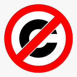 许可证反版权symbolsicons图标图标
