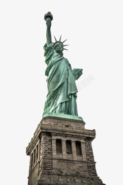 神像实物素材纽约自由女神像高清图片