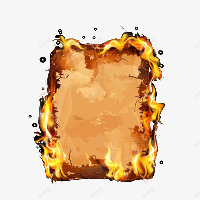 燃烧的纸png免抠素材_新图网 https://ixintu.com 木纤维 火焰 烧毁的纸 烧痕 热情 燃烧 燃烧的纸