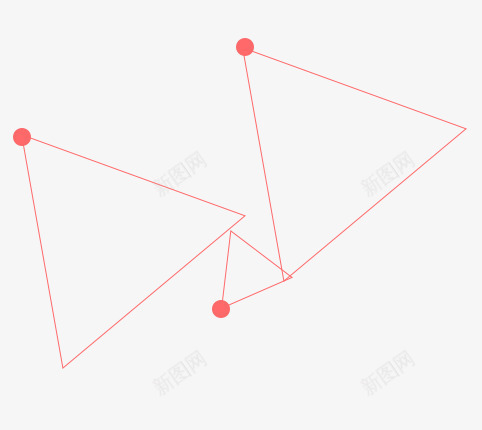 红色三角形卡通合成效果图png免抠素材_新图网 https://ixintu.com 三角形 卡通 合成 效果图 红色