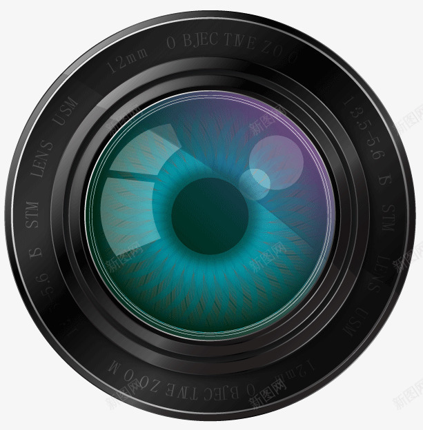 精美相机镜头光圈png免抠素材_新图网 https://ixintu.com 摄影 照相机 相机光圈 镜头