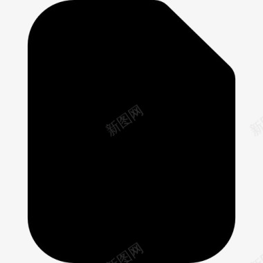 黑色圆形文件符号形状图标图标