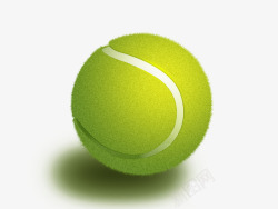 圆形网球有质感的3D网球高清图片
