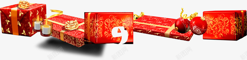 红色礼物礼盒喜庆春节拜年png免抠素材_新图网 https://ixintu.com 拜年 春节 礼物 礼盒 红色礼盒