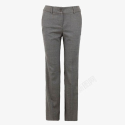 灰色西裤灰色休闲女式西装裤子平面展示矢高清图片