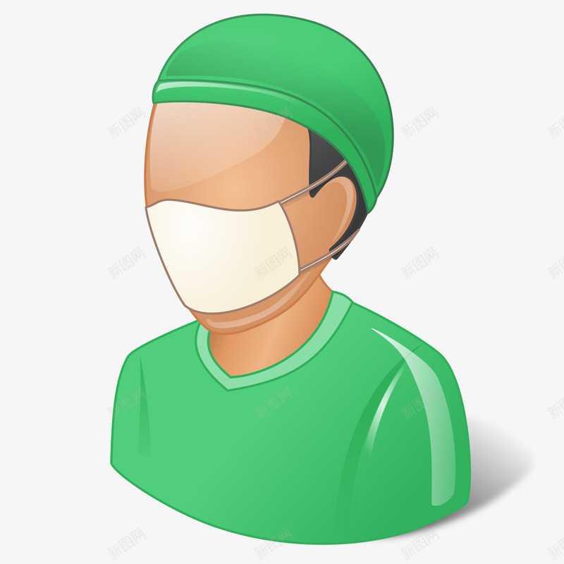 手术医生戴口罩png免抠素材_新图网 https://ixintu.com png图片 免抠素材 医生 戴口罩 绿色