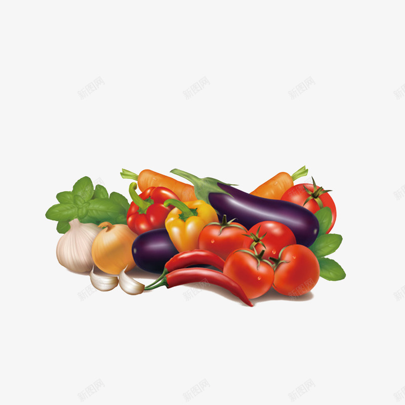 手绘堆放一起的蔬菜png免抠素材_新图网 https://ixintu.com 堆放一起 新鲜 现栽食材 生鲜手绘 菜类图片 蔬菜健康