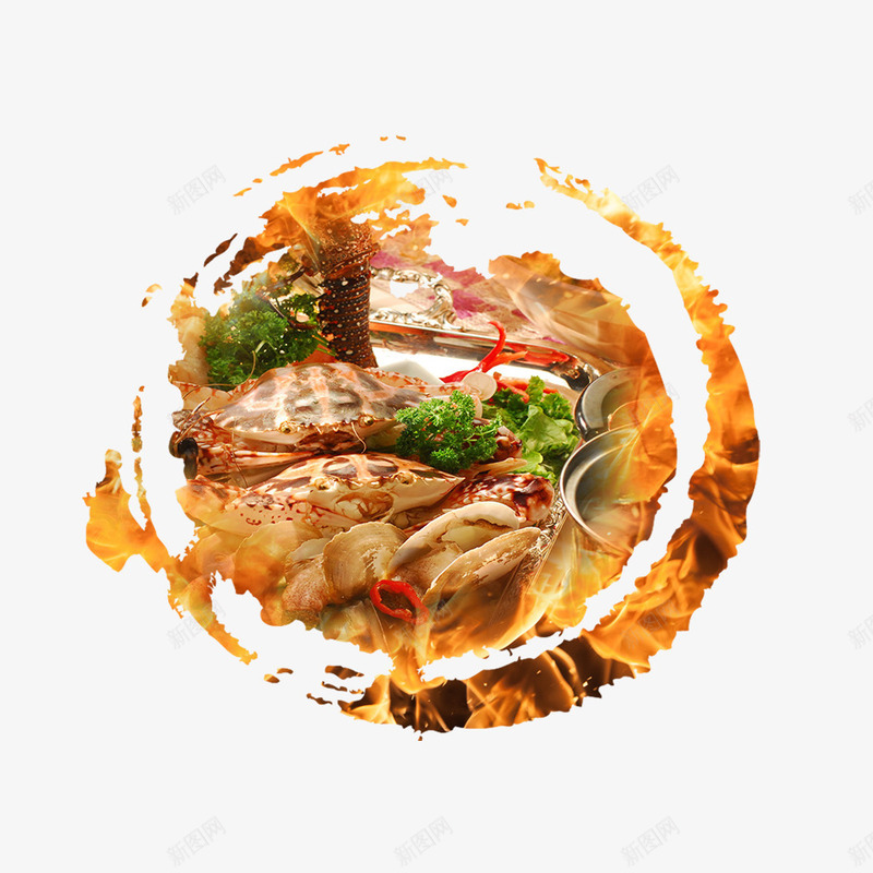 海鲜png免抠素材_新图网 https://ixintu.com 传统美食 吃喝 名小吃 小吃 海蛎子 海鲜 畅饮 美味 美食 螃蟹 餐饮