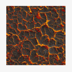 火山素材岩浆裂痕高清图片