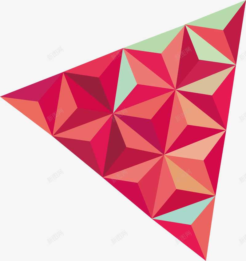 几何色块三角形png免抠素材_新图网 https://ixintu.com 三角形 几何 图片 色块