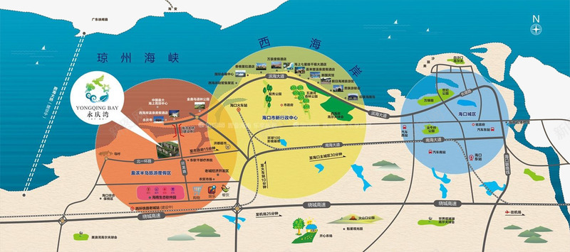 地产楼盘未来规划平面图png免抠素材_新图网 https://ixintu.com 区位图 地铁 新干线 海滨城市