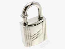 银色锁头产品实物铁锁高清图片