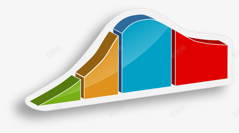彩色手绘卡通股票曲线图表图标png_新图网 https://ixintu.com PPT图标 商务图标 曲线 涨停 红色图表 股票 股票曲线 金融图表