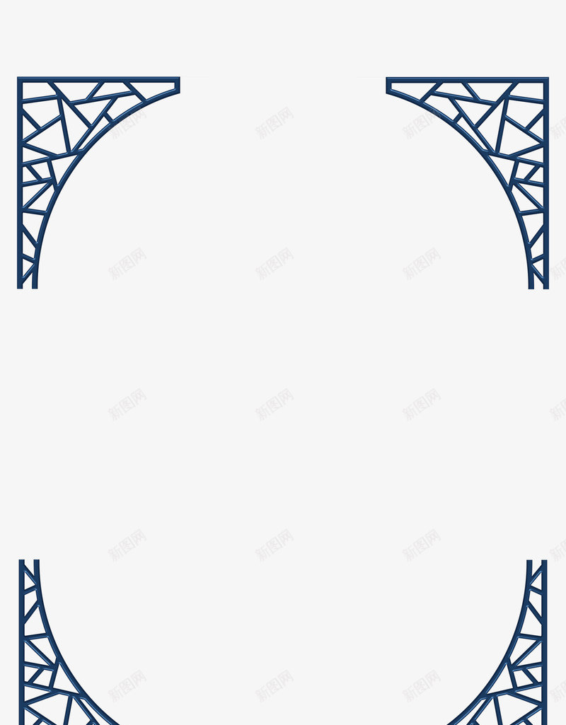 现代中式水墨古风边框png免抠素材_新图网 https://ixintu.com 古典风格 新图网 水墨中式 水墨风边框 现代 简单不简约 自由 蓝色纹理边框