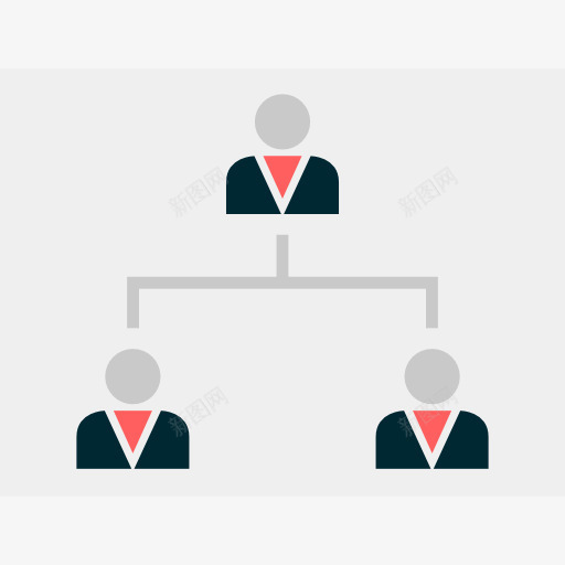 层次结构图标png_新图网 https://ixintu.com SEO和网络 业务 人 团队结构 层次结构 组 网络 老板