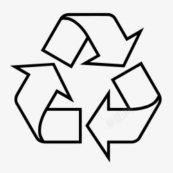 循环回收包装标志高清图片