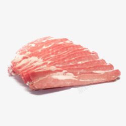 整肉原切腩肉切片高清图片