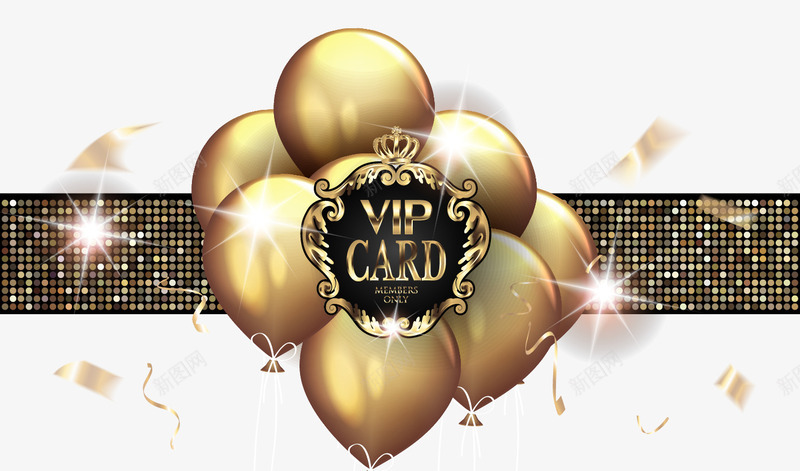 炫酷金色VIP卡片矢量图eps免抠素材_新图网 https://ixintu.com VIP卡片 卡片素材 炫酷VIP卡片 矢量VIP卡片 金色VIP 矢量图