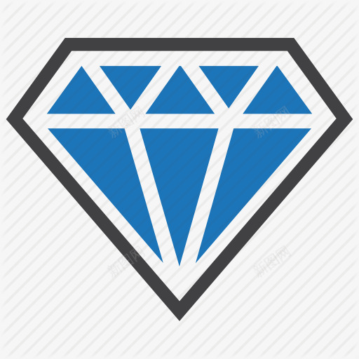 商务钻石icon图标png_新图网 https://ixintu.com icon 商务 扁平图标 珠宝 珠宝图标 精美 钻石 钻石icon
