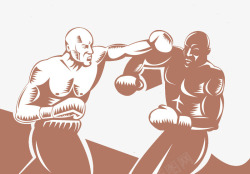 体育竞技比赛肌肉拳击手高清图片