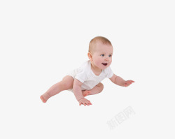 笑嘻嘻的婴儿婴儿高清图片
