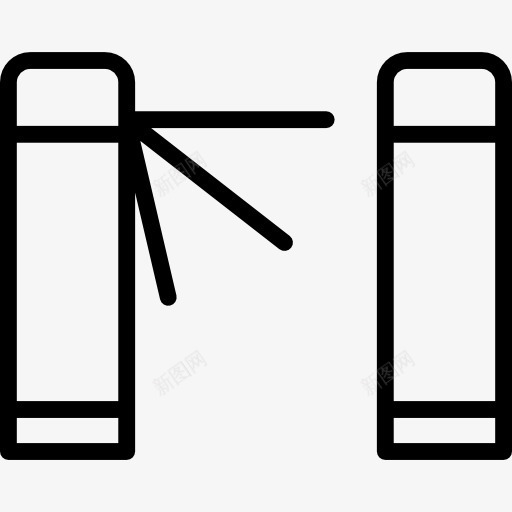 地铁闸机图标png_新图网 https://ixintu.com 公共交通 可达性 地下 建筑 管 访问