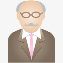 图标png_新图网 https://ixintu.com 图标 老人 西装