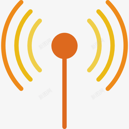WiFi图标png_新图网 https://ixintu.com 互联网 多媒体 接口 无线WIFI 标志 计算机技术 连接