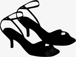 女士高跟鞋剪影png免抠素材_新图网 https://ixintu.com 女士高跟鞋剪影 女鞋 平面设计 性感 时尚 鞋子