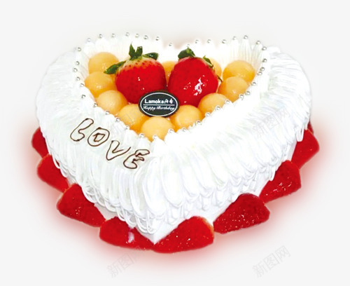 情人节蛋糕店海报png免抠素材_新图网 https://ixintu.com love 情人节 水果蛋糕 草莓蛋糕