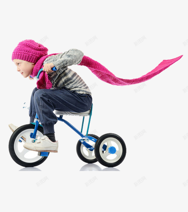 骑自行车的孩子png免抠素材_新图网 https://ixintu.com 孩子 童真 自行车 骑车